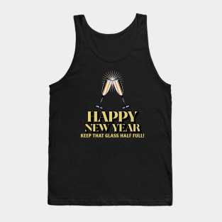 New Years Party Happy New Years champagne celebration Tank Top